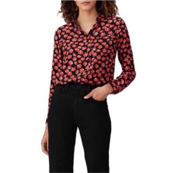 Ganni Tops - GANNI Lindale Button Down Floral Top